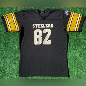 VTG 70’s Rawlings Pittsburgh Steelers John Stallworth Painted Jersey Mens Small